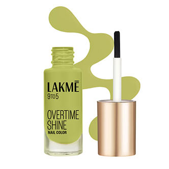 Lakme 9 To 5 Primer + Gloss Nail Color - Teal Deal