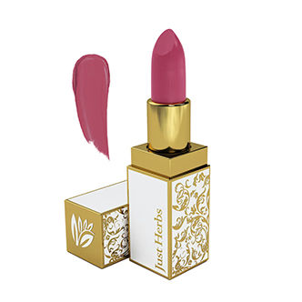 Just Herbs Ayurvedic Matte Lipstick -Subtle Tea Rose Pink Shade No. 15