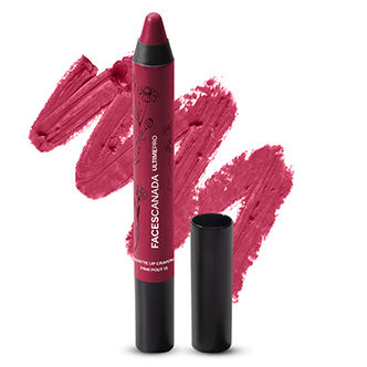 Faces Canada Ultime Pro Matte Lip Crayon With Free Sharpener - Pink Pout 15