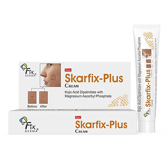 Fixderma 2% Kojic Acid + 1% Arbutin, SkarfixPlus For Hyperpigmentation and Melasma Treatment