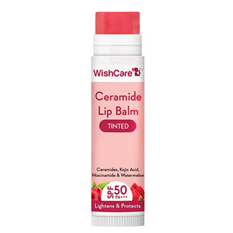 Wishcare Tinted Ceramide Lip Balm with SPF50 PA+++ - Kojic Acid & Niacinamide - For Lip Lightening