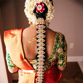 Simple Indian Wedding Hairstyles