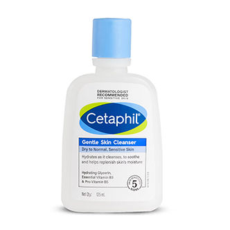 Cetaphil Gentle Skin Cleanser Dry to Normal Skin with Niacinamide Dermatologist Recommended