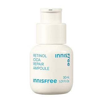 Innisfree Retinol Cica Repair Ampoule With Hyaluronic Acid For Sensitive Skin - Reduces Skin Blemishes