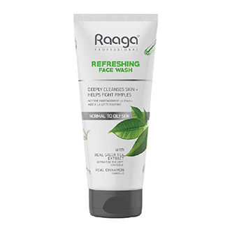 Raaga Professional Refreshing Face Wash, Salicylic Acid & Green Tea Extract For Normal To Oily Skin