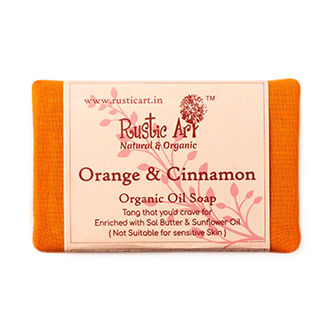 Rustic Art Organic Orange & Cinnamon Soap