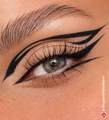 how do I apply eyeliner - graphic eyeliner
