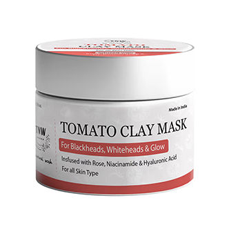  TNW The Natural Wash Tomato Clay Face Mask for Whiteheads, Blackheads & Glowing Skin
