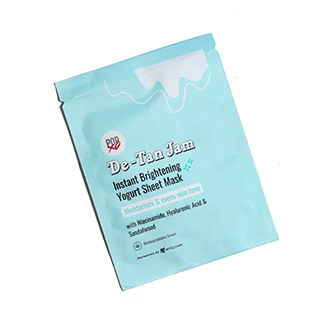  Myglamm Popxo De-Tan Jam Instant Brightening Yoghurt Sheet Mask For A Post-Sun Glow Up