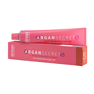 Streax Professional Argan Secrets Hair Cream Intense Copper Blonde 7.44