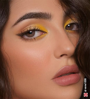 sunshine yellow eyeshadow