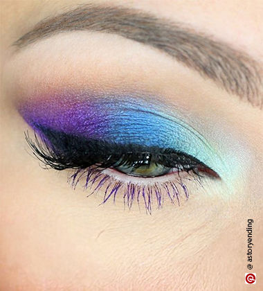 eye shadow styles - ombre eye makeup steps