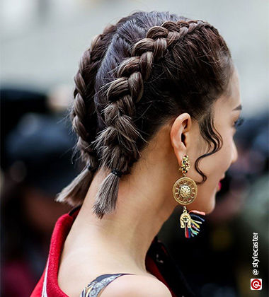 Double Crown Braids