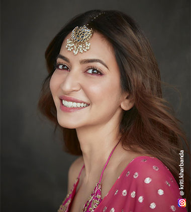 Kriti Kharbanda engagement bride look
