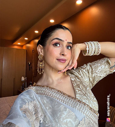 Sanya Malhotra’s Mauve Lip Look