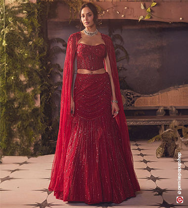 Reception look for bride