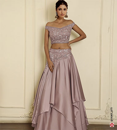 reception saree look for bride