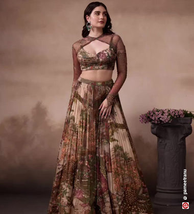 reception bridal look