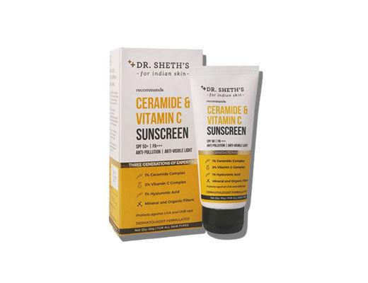 Dr. Sheth's Ceramide & Vitamin C Sunscreen
