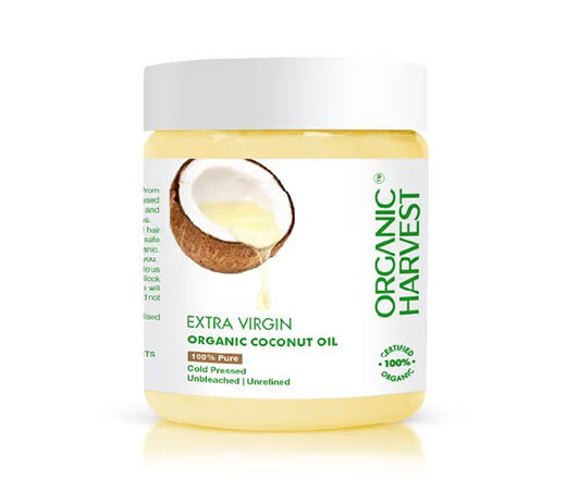 Organic Harvest Extra Virgin Organic Coconut Oil: 100% Pure