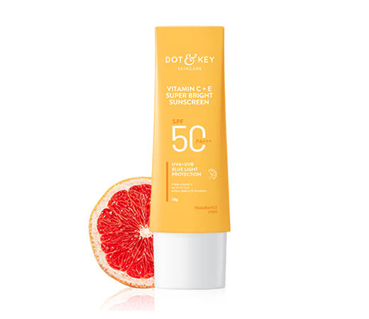 Dot & Key Vitamin C + E Face Sunscreen With SPF 50 PA+++ For Glowing Skin
