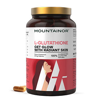MOUNTAINOR Natural L Glutathione for Brightening & Radiant Skin for Men & Women