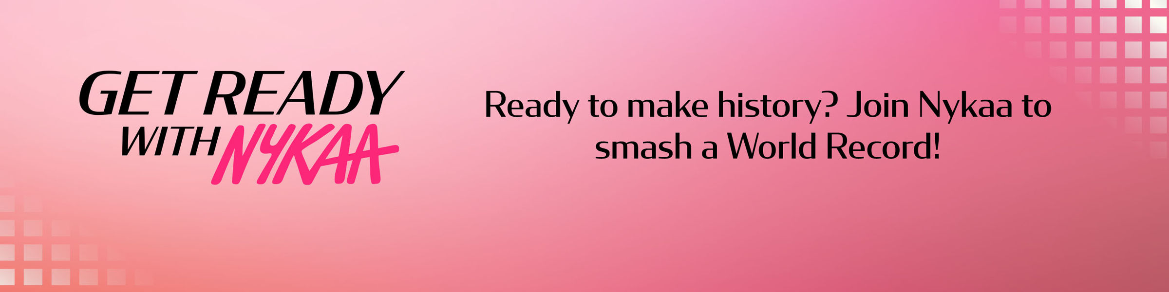 Ready to make history? Join Nykaa to Smash a World Record!