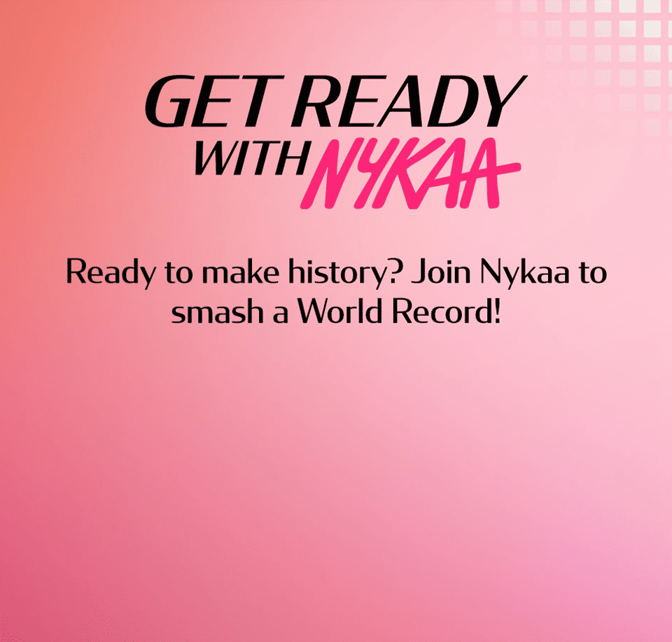 Ready to make history? Join Nykaa to Smash a World Record!