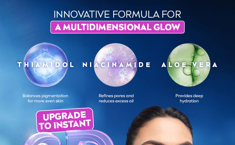 NIVEA serum formula with Thiamidol Niacinamide and Aloe Vera for multidimensional glow